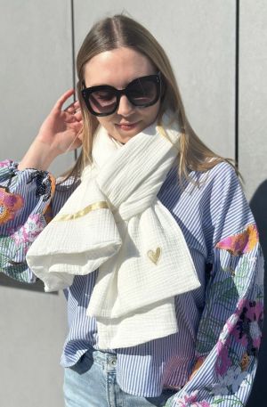 GAZE DE COTON Blanc