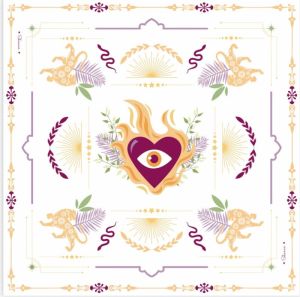 MINI LOVE Flamme Blanc
