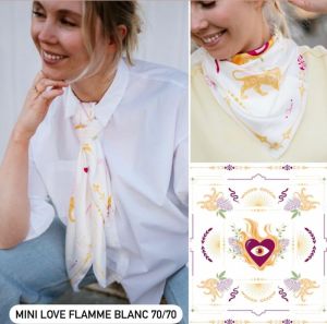 MINI LOVE Flamme Blanc