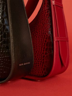 VICTOIRE Croco Noir