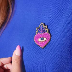 BROCHE  Ex Voto Pink